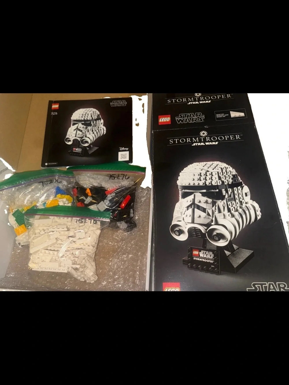 LEGO Star Wars Set: Stormtrooper Helmet 75276 RETIRED With Box & Manual